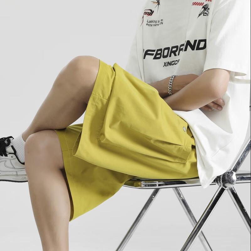 Men's Ice Silk Workwear Cargo Shorts