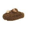 Cute bag head lamb wool slippers women's outer wear 2025 new autumn and winter thick bottom warm one pedal cotton mop