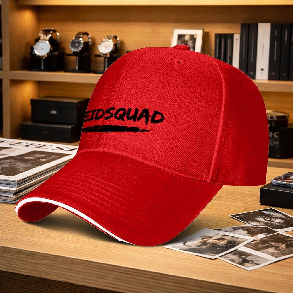 Eidsquad Adjustable Sandwich Baseball Cap Trendy Printed Unisex Duckbill Hat For Fishing Golf Camping Hiking
