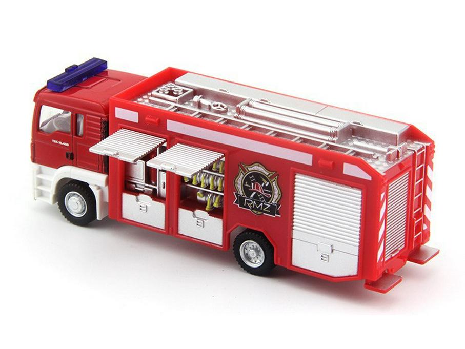 Ma Ke Da Alloy Car Model: Fire Truck, Tanker, Mixer, Garbage, Cement, Transport Vehicles