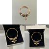 Fashion Bee Bangle Brass Plated Adjustable Jewelry For Women Gift Idea