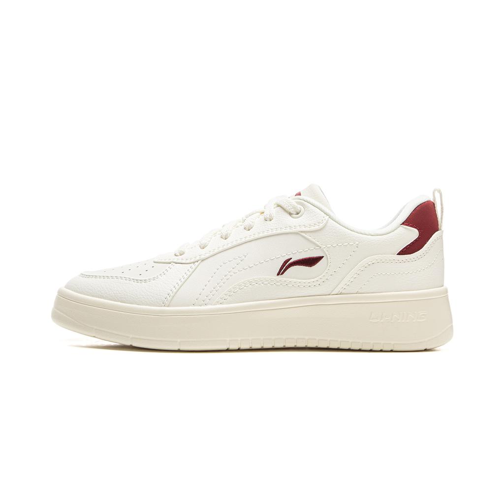 Li Ning Wheat Age Slip Resistant, Abrasion Resistant, Breathable, Height Increasing Low top Skateboard Shoes Women's AGCV312-1