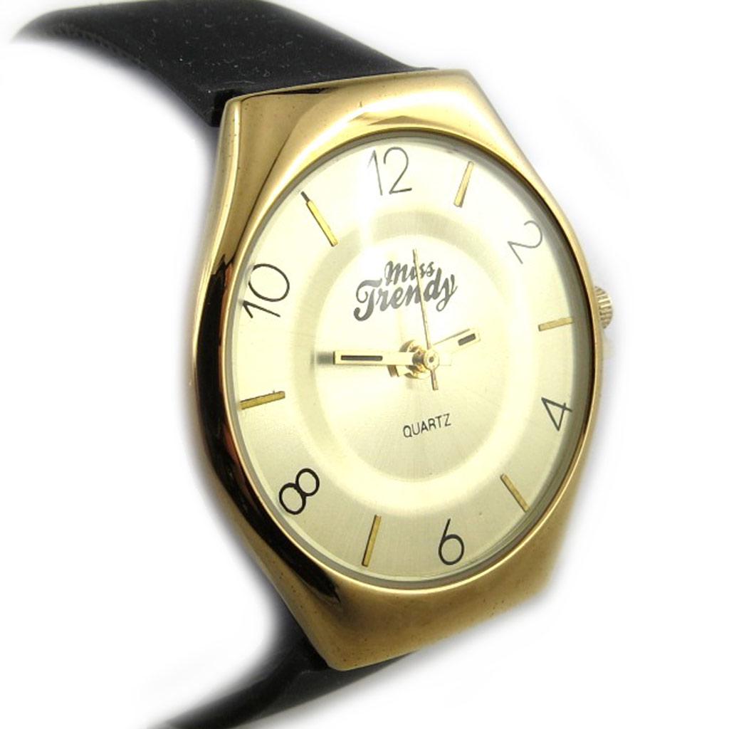 Les Trésors De Lily [N2376] - Women's Watch 'Trendy' Black Gold