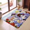 Anime Ouran High School Host Club Floor Mat Rectangle Anti-slip Home Soft Badmat Front Door Indoor Outdoor Mat Welcome Doormat