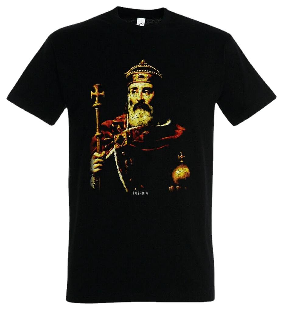Karl The Great Carolus Magnus Emperor Charles I Portrait TShirt Summer Cotton ONeck Short Sleeve Unisexs T Shirt New S3XL