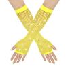 Elastic Rhinestone Gloves Shiny Mesh Lace Gloves Short Fishnet Fingerless Gloves  Fashion Accessory