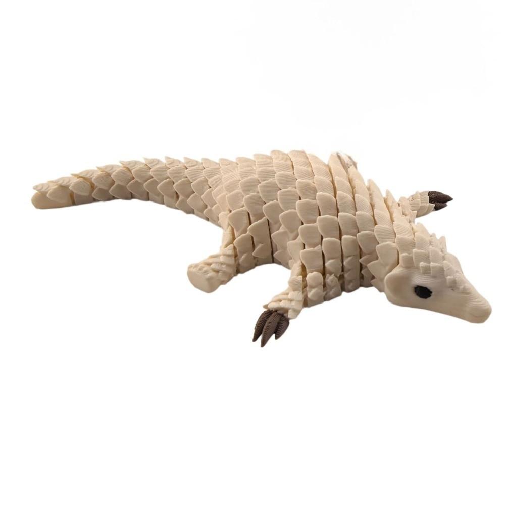 Articulated 3D Printed Pangolin Figurine Creative Pangolin Sculpture  Desktop Decor 1Pc