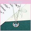 Stunning Rhinestoneembellished Cartoon Necklace Ideal For Trendy Gifts Holiday