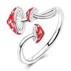 925 Silver Open Ring Gold Color Rotate Star Wing Ring For Men Woman Trendy Styles Yoof Gift Fahsion Jewelry