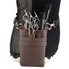 Leather Bag Case with Adjustable Belt Belt for Storing Hairdressing Tools Scissors Clips Holster