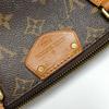 [Pre-Owned] Zipper Closure Logo Print Monogram Coated Canvas With Leather Trim Dumpling Bag - Fair #O71UPN