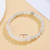 Tianshan Jade Bamboo Bead Bracelet - Fashionable DIY Crystal Jewelry for Girls