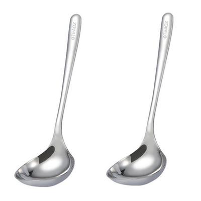Colher de Sopa Gil Company Aço Inoxidável Soup King Concha Mini RJ15D, Prata, 2 Peças, Louça Popular Coreana