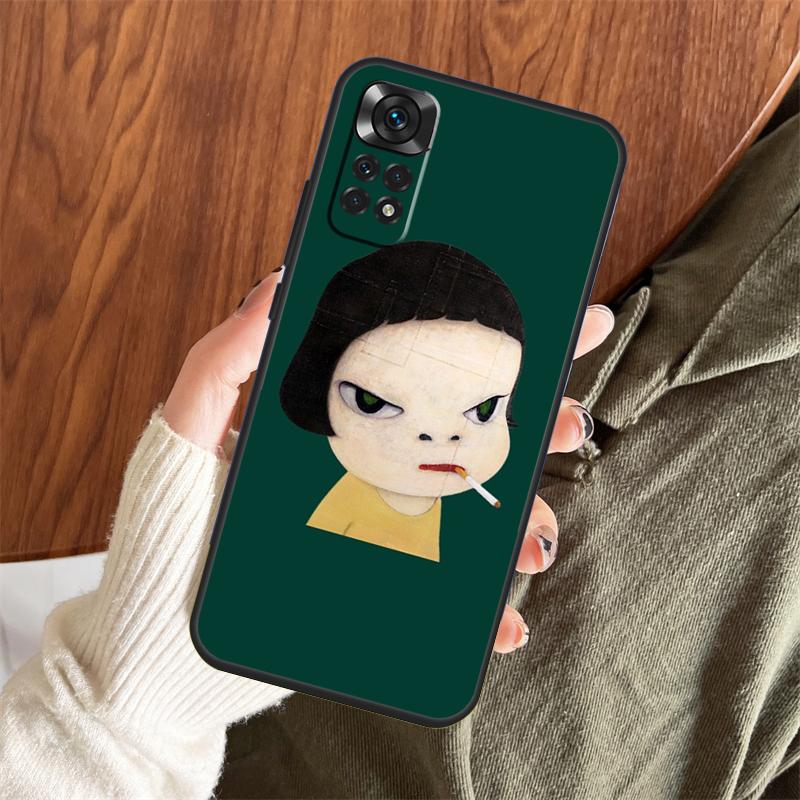 

Yoshitomo Nara Case For Xiaomi Redmi Note 14 Pro 13 12 11 10 15 Pro Plus Redmi 15 C 13 10C 12C 14C 13C Cover Redmi 12 4G