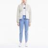 Puma Faux Lamb Wool Spliced Solid Color Stand Collar Cotton Jacket Women jackets White 585522-05