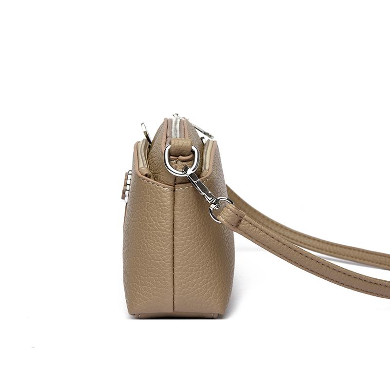 New Women'S Shoulder Purse Bag Fashion Atmosphere Crossbody Messenger Bag Women'S Small Mother Handbag Soft Leather Bags