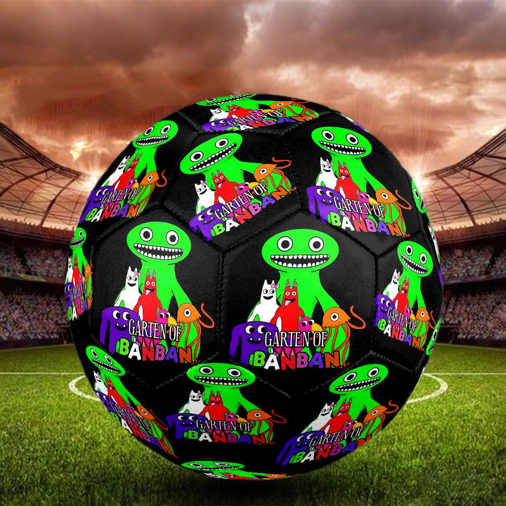 Game Rainbow Friends Print Size 5 Soccer Ball, Standard Match Football for Sports Game and Team Practice, Ideal Gift for Soccer Fans