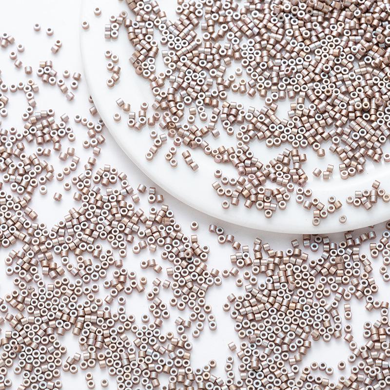 

Стеклянные бусины-бисер 1,6 мм, однотонные, «под старину», 1000 шт., 5 г для изготовления украшений своими руками 1.6mm - 5g