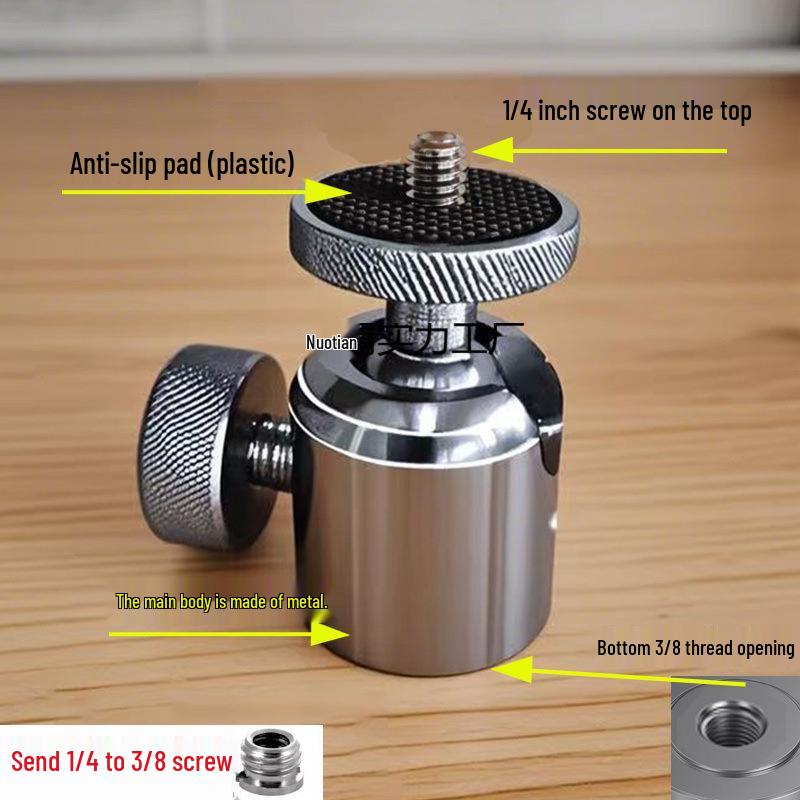 

Universal Metal Ball Head Phone Holder for Night Fishing and Live Broadcast