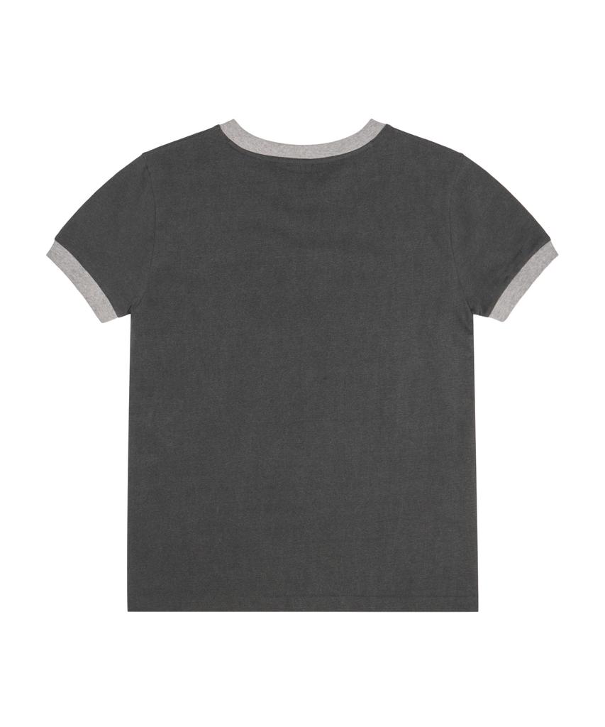 AAKAM Bad Horse Ringer Top (Dark Gray)