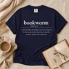 Bookworm Definition Shirt Tee | Book Lover Reading Club, Bookish Reader