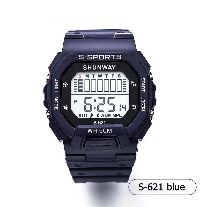 UTHAI Children Boys Girls Student Electronic Watch Macaron Colorful Men and Women Sports Alarm Clock Waterproof Square Watches