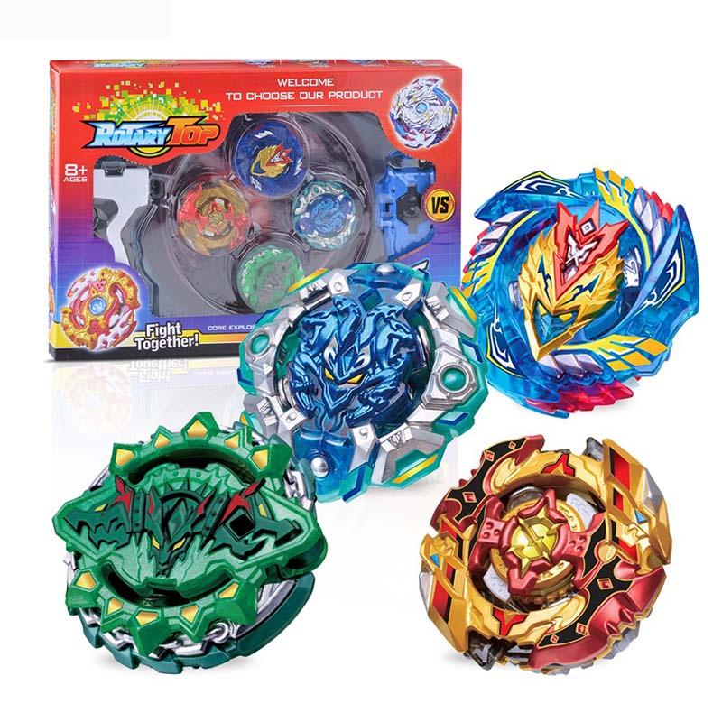 Высококачественный детский пластиковый металлический набор Beyblade B128 с ручкой-запускателем и ареной