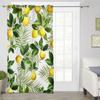 Handgezeichnete Zitronenfenstervorhänge für Wohnzimmer, Schlafzimmer, Luxus, moderne Küchenvorhänge, Stoffvorhänge