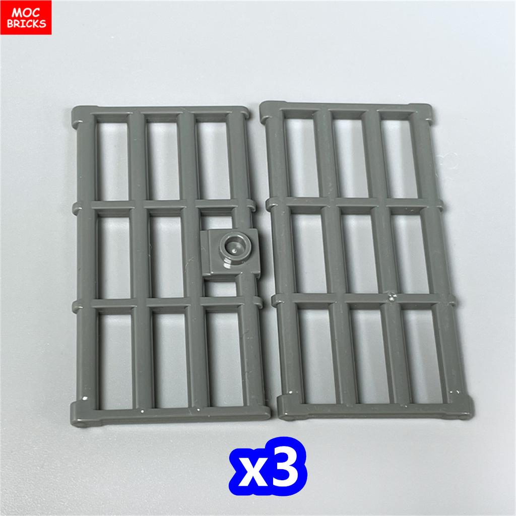 MOC Bricks Door 1x4x6 Window Fence Gate DIY Garden House Architecture Accessories Building Blocks Children's Toys