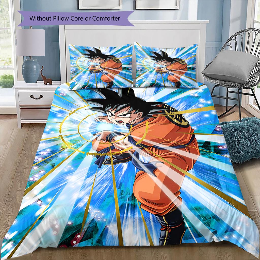 Set Copripiumino Trapuntato con Fantasia Cartone Animato Federa Decorazione per la Casa Regalo di Compleanno (1 * copripiumino + 2 * federa, senza nucleo)