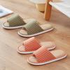 Spring linen slippers women's indoor home spring and autumn floor sweat-absorbing cotton and linen four-season cloth slippers household men