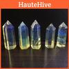 Elegant Yellow Melting Stone Crystal Decoration For Magnetism Energy Geometric Shape