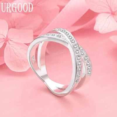 925 Sterling Zilveren Sieraden AAA Zirkoon Ring
