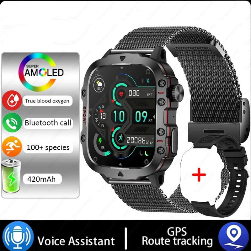 Qx11 Smartwatch: Bluetooth Calling, Heart Rate, Blood Oxygen, Running Tracker