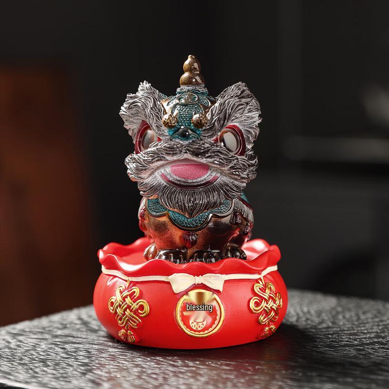 Guochao Color-Changing Lion Dance Tea Pet