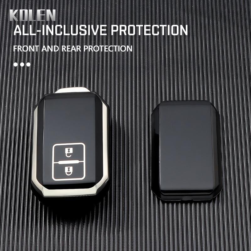 Fashion Car Key Case Cover Shell For Suzuki Ertiga Swift  Wagon R Japanese Monopoly Type 3C Protected Fob Bag Accessories