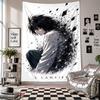 Wall TapestryDeath Note Art Hanging Cloth Decorative Background Cover for Room Decoration