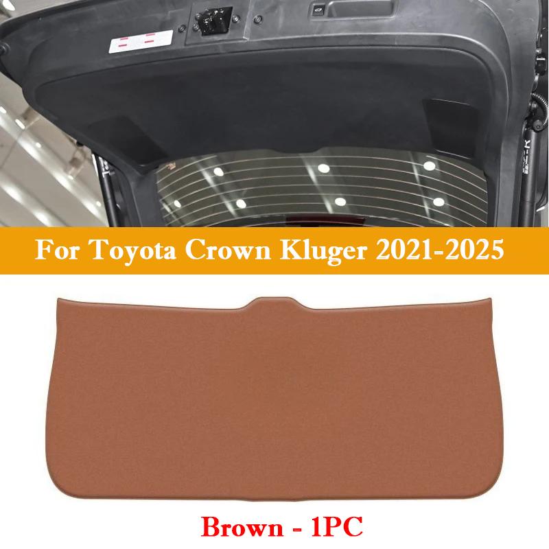 For Toyota Crown Kluger 2026-2026 Car Trunk Door Anti Kick Pad Tailgate Anti-Scratch Protector Cargo Liner Interior Accessories