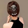 1 piece of elegant valley lily new Chinese style hair clip with formal tassel charming high-end knot clip