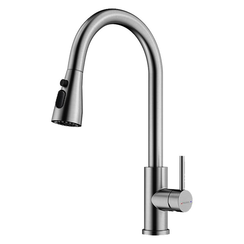 Haier 304 Stainless Steel Pull-out Kitchen Faucet Standard
