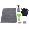 Headstone Cleaner Kit High Efficiency Labor Saving Cleaning Brush Scraper Sponge Gloves Spray Bottle Microfiber Cloth