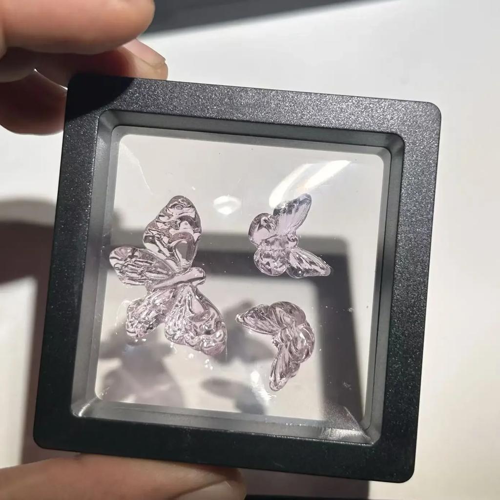 Creative Mini Pocket Goldfish Colored Glaze Transparent Lucky Bag Glass Figurines Handmade Home Decoration Accessories 2025 New