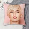 MMiley Cyrus Doublesided Printed Square Decorative Cushion Cover for Sofa Living Room Home Decor