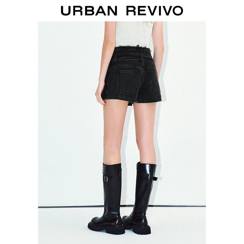 UR Women's 2024 Autumn Belted Casual Denim Shorts