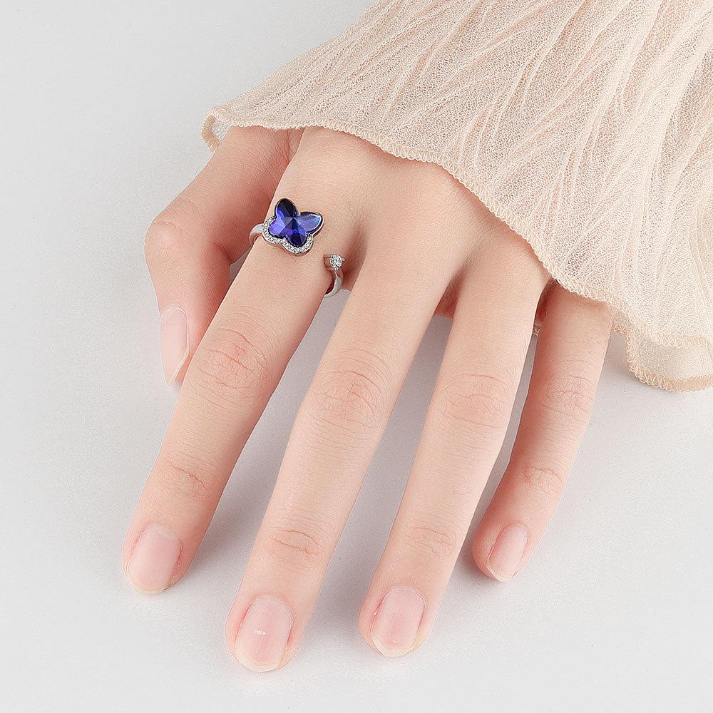 Lindon – bague classique en alliage de cuivre et Zircon, bijoux pour dames, cadeau de fête de promesse de mariage