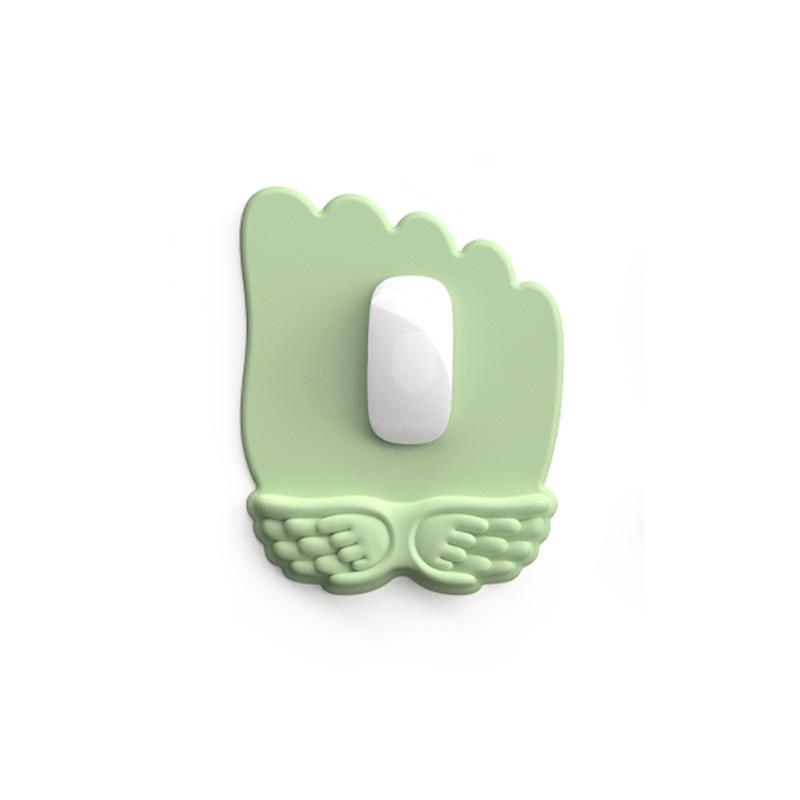 Silikon-Memory-Schaum-Handgelenkauflage für Maus und Tastatur mit Handyhalter