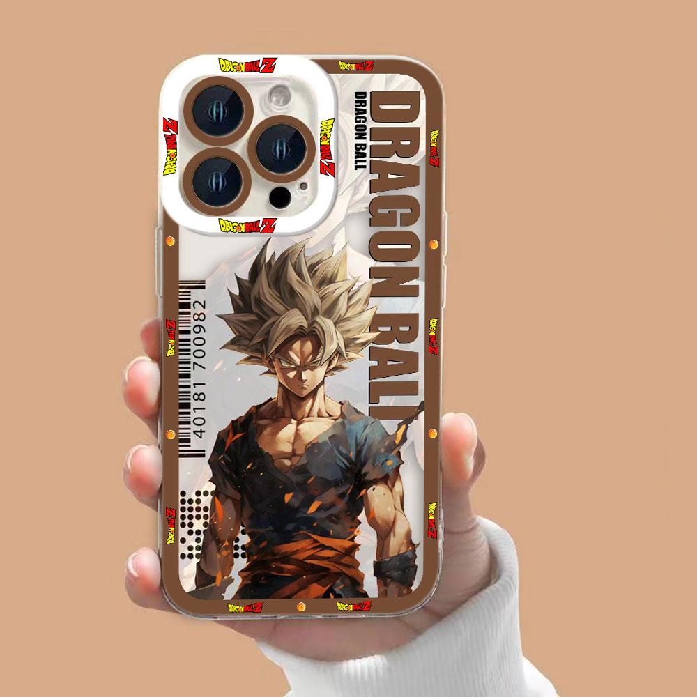 Anime D-Dragon Ball Sun Goku Cover Clear Phone Case For Redmi Note 15 14 13 12 12S 11 11T 11S 10 9 10S 9S 8 Pro Plus Case Shell