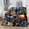 Rockband Kiss Band Decke Mode Flanell Flauschige Fleece Überwurfdecke Kinder und Erwachsene Geschenk Sofa Reise Camping