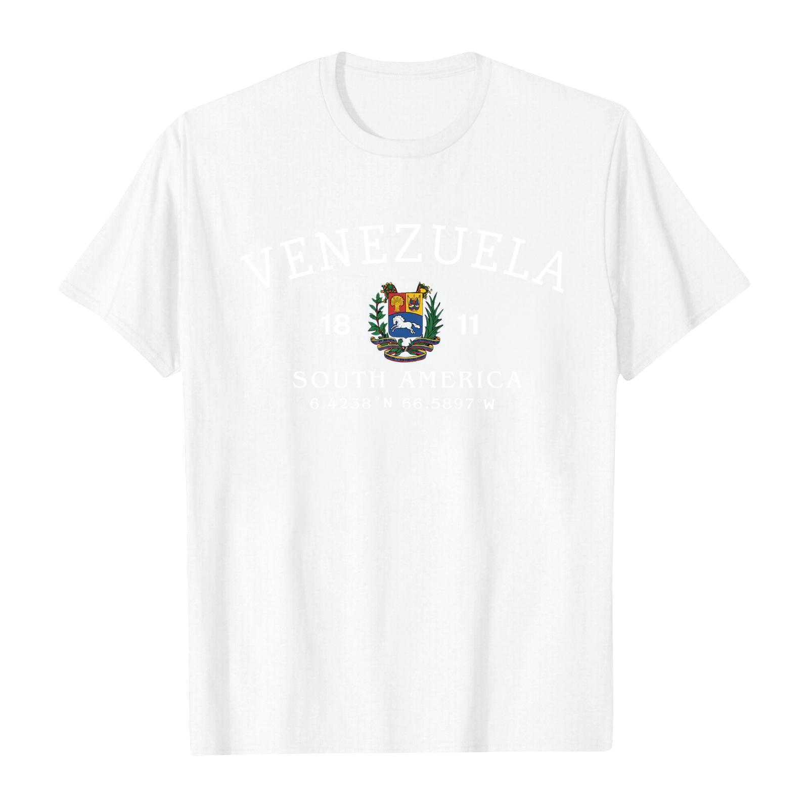 

Women s And Men s Fashionable Round Neck Casual Print Short Sleeved T-shirt Top XL білий