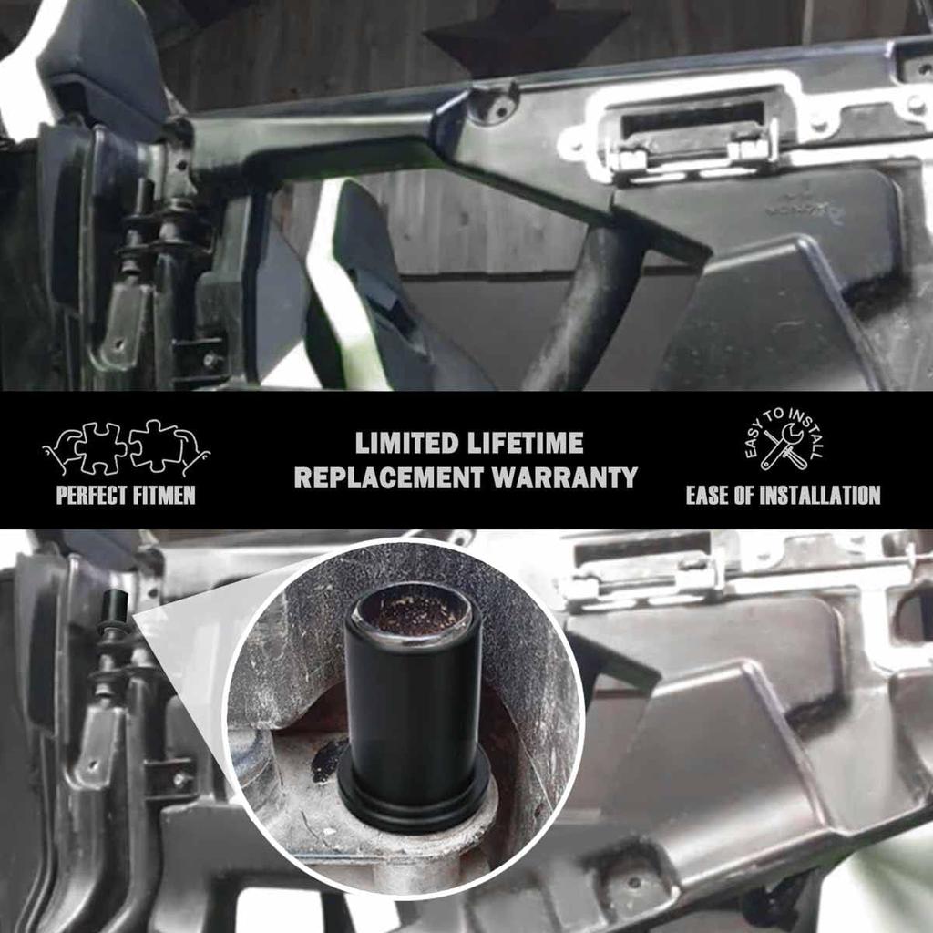 Canitu 8Pcs Upgraded Door Bushings for Honda Talon 2019-2022, 4dr kit Door Rattle Fix Replacement Hinge Liners Spare Auto Parts Seat Bushing Direct